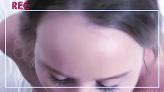 Stepsis takes part in the XXX photoshoot that ends with a blowjob