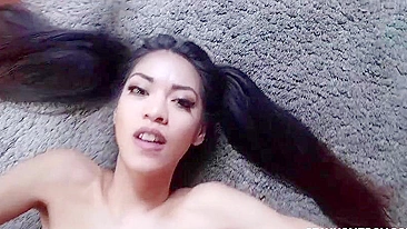 Filthy XXX facial is what adorable brunette gets after giving head