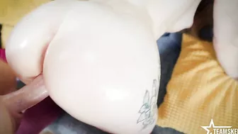 Thick XXX phallus penetrates and plows moist snatch of slender whore