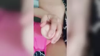 Algerian nymph relaxes on the bed with her exceptional XXX sex toy