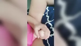 Algerian nymph relaxes on the bed with her exceptional XXX sex toy