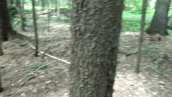 Obedient Syrian mom whips out XXX jugs and touches guy's dick in park