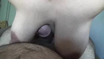 Arabian mom drives boss to orgasm using hands and natural XXX tits