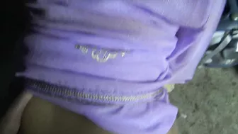 Arab mom invites lover to analyze her in XXX doggy inside the barn