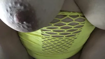 Curvy Arab mom with natural XXX breasts spreads legs in front of her beau