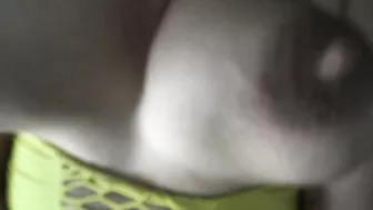 Curvy Arab mom with natural XXX breasts spreads legs in front of her beau