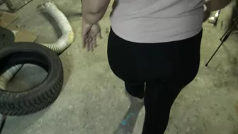 Stud seduced by naughty Arab mom who permits him to touch her XXX tits