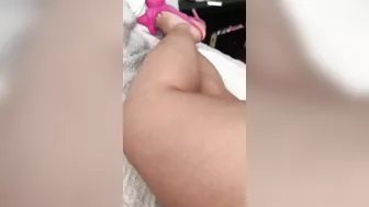 Chubby Arab mom captures on cam the way she touches own XXX cunny