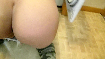 Hot POV video of guy fucking big-assed Iranian slut in XXX doggy