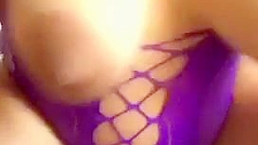 Playful Arab teen shows on the camera her amazing natural XXX tits