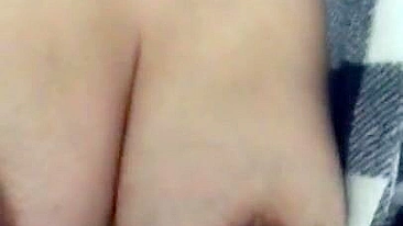 Naughty Arab mom displays her natural XXX tits in front of the cam