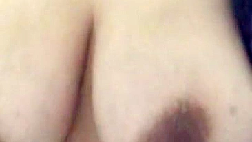 Naughty Arab mom displays her natural XXX tits in front of the cam