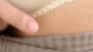 Horny Arab mom pulls down pants revealing her amazing hairy XXX twat