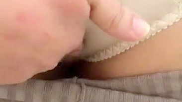 Horny Arab mom pulls down pants revealing her amazing hairy XXX twat
