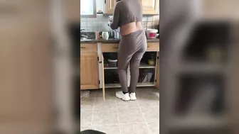 Iranian mom not knowing stepson enjoys XXX jerking off behind her back