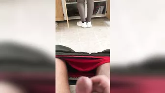 Iranian mom not knowing stepson enjoys XXX jerking off behind her back