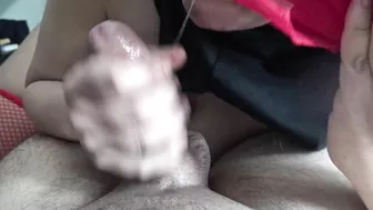 Muslim mom strokes and worships XXX cock till cumshot in her mouth