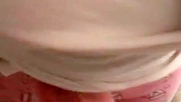 Stud brazenly touches his iranian stepmom's saggy XXX boobs and not only