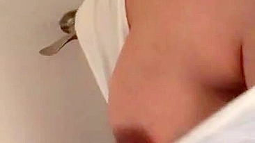 Stud brazenly touches his iranian stepmom's saggy XXX boobs and not only