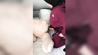 Arab mom with XXX strapon enjoys improvised fuck with teddy bear Arab mom with XXX strapon enjoys improvised fuck with teddy bear