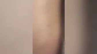 Horny guy jerks off while touching Turkish stepmom's XXX pussy and boobs