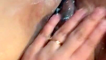 Eccentric Arab minx permits stepbro to spit on her wet XXX pussy
