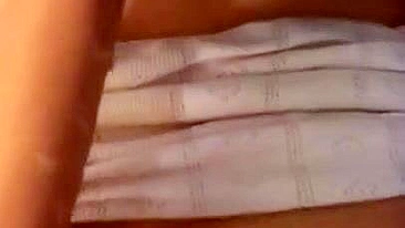 Busty Arab girl worships XXX dildo with her big natural knockers