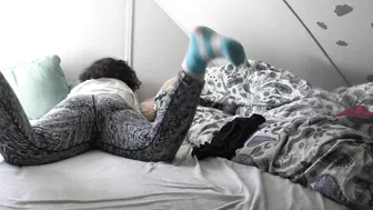Big-assed Arabic mom plays solo with blue XXX dildo being alone at home Big-assed Arabic mom plays solo with blue XXX dildo being alone at home