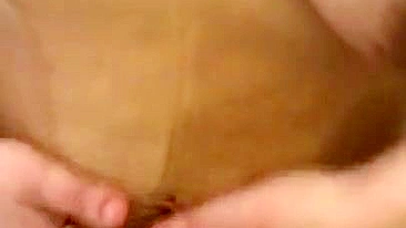 Pretty Arab mom shows her saggy XXX melons and sweet hairy pussy