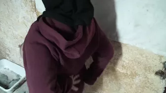 Arab mom whips out XXX melons and teases lover with her sweet pussy