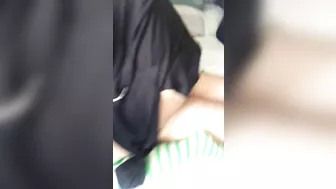 Horny Arab mom rides lover's XXX fuckstick like a slutty cowgirl