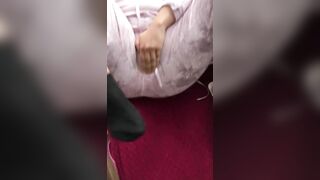 Horny Saudi mom invites hubby to fuck her XXX twat in missionary style