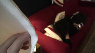 Stud catches saudi arab wife watching XXX video that features big black dicks