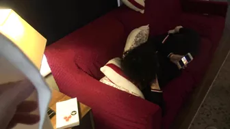 Stud catches saudi arab wife watching XXX video that features big black dicks