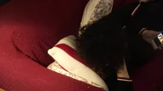 Stud catches saudi arab wife watching XXX video that features big black dicks