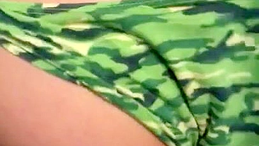 Man impales attractive Aribic MILF dressed in sexy XXX outfit from behind