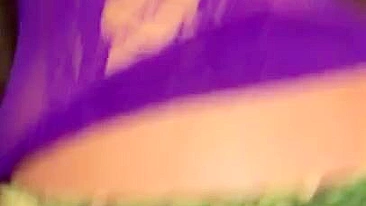 Man impales attractive Aribic MILF dressed in sexy XXX outfit from behind