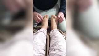 Imperious Aribic mom permits hubby to gently massage her sweet XXX feet