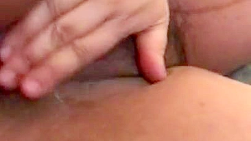 Pregnant Muslim mom does solo XXX porn home as she masturbates pussy