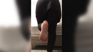 Arabic mom wants foot massage while stepson makes a XXX video of her