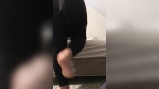 Arabic mom wants foot massage while stepson makes a XXX video of her