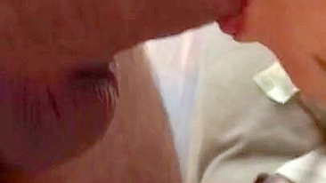 Amateur Lebanese girl poses for XXX video when sucking lover's dick