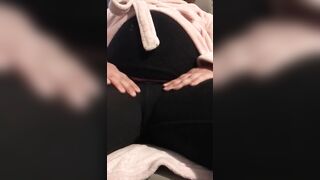 Pregnant Iranian XXX mom demonstrates the lover her awesome tits