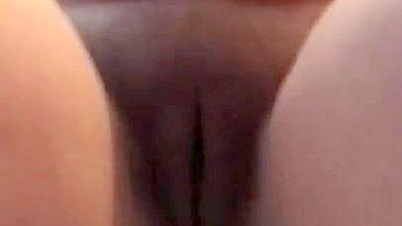 Chubby Persian mom poses with her hairy XXX twat showing at home