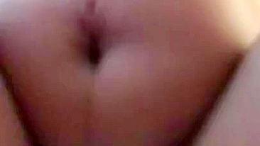 Chubby Persian mom poses with her hairy XXX twat showing at home