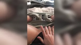 Arabian mom moans when playing with her XXX pussy in amateur clip Arabian mom moans when playing with her XXX pussy in amateur clip