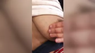 Topless Iranian mom exposing her huge XXX tits for homemade porn