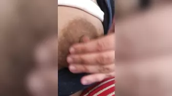 Topless Iranian mom exposing her huge XXX tits for homemade porn