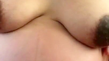 Pregnancy makes Jewish mom horny and she plays with her XXX boobs
