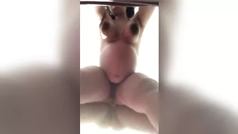 Ever-horny pregnant Aribic mom takes hubby's boner into XXX ass in doggy